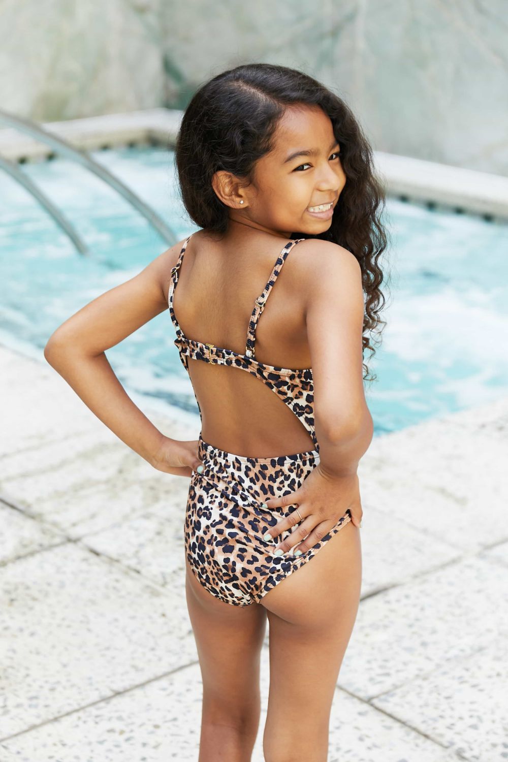 Toddler, Big Kids & Tween Girls | Cheetah Cutout One-Piece Swimsuit