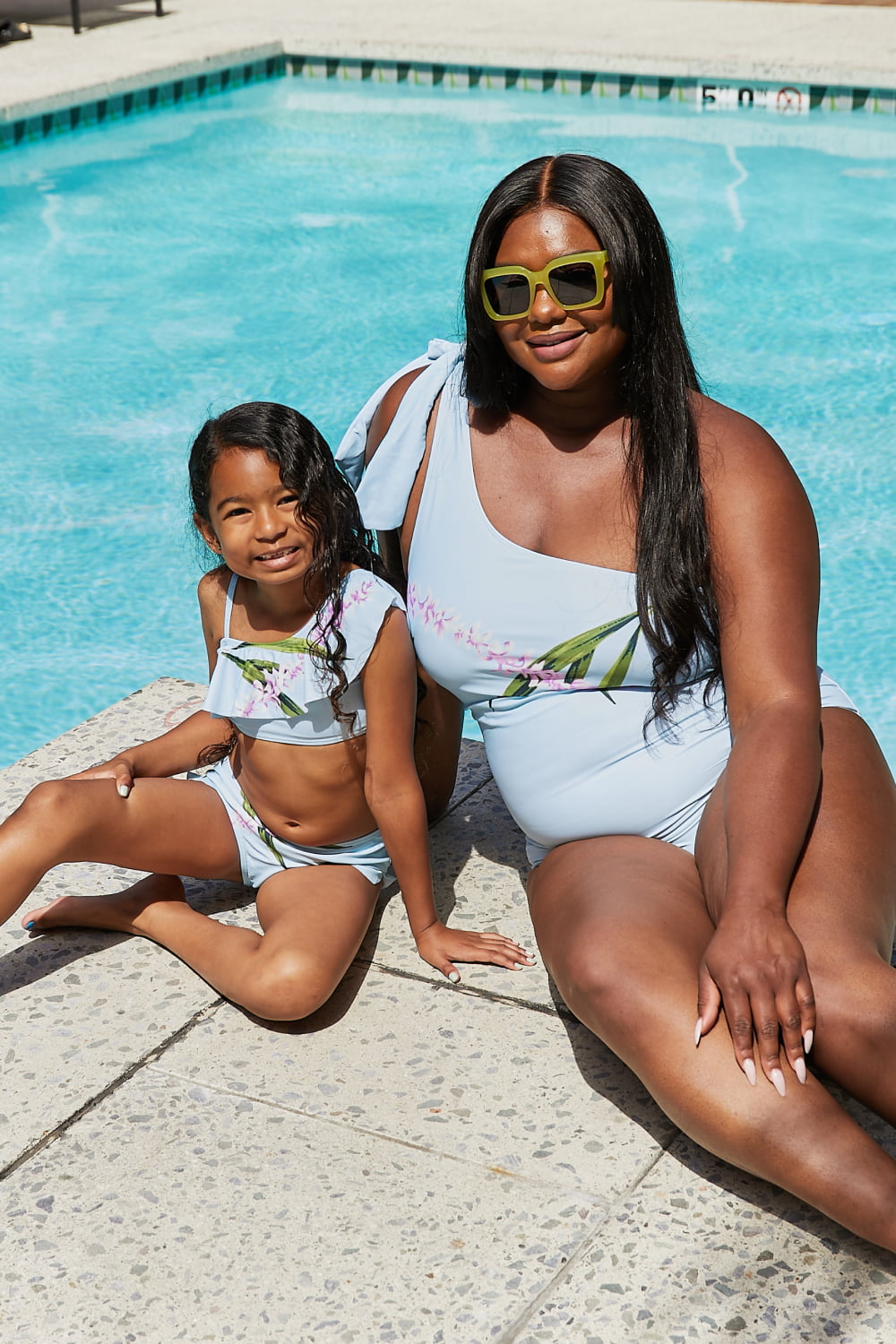 Baby, Toddler, Big Girls & Tweens | Pastel Blue Two-Piece Bikini